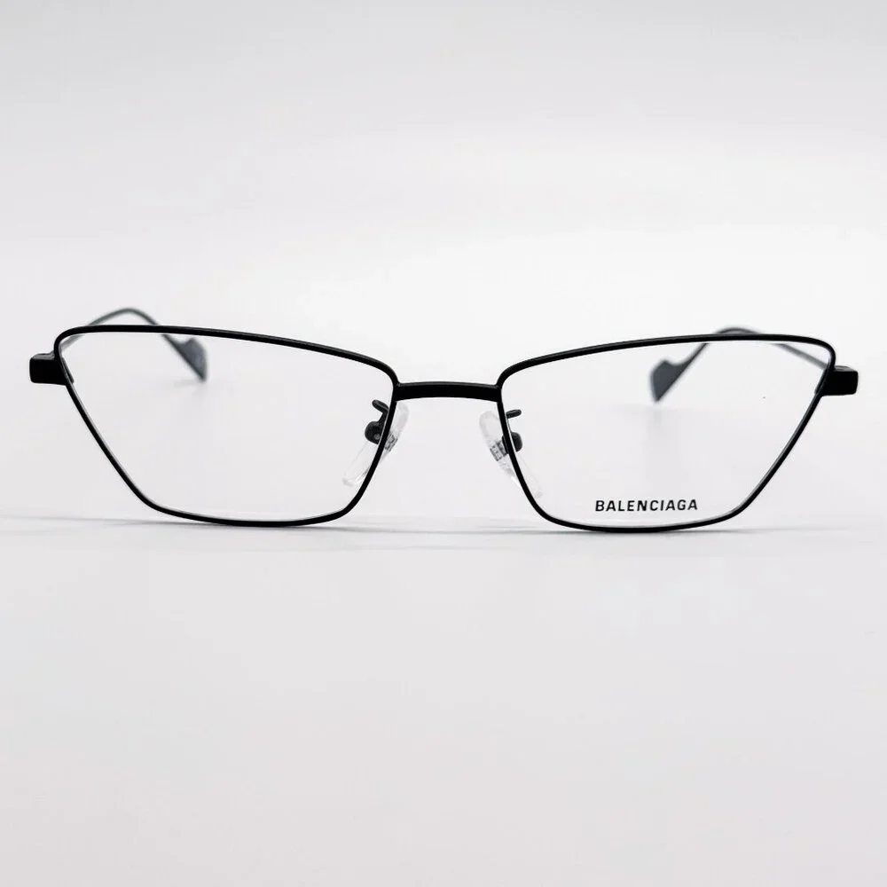 NEW BALENCIAGA EYEGLASSES BB0091O 001 CAT EYE BLACK WOMEN EYEWEAR BALENCIAGA